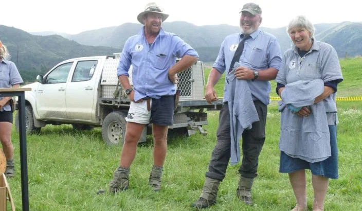 Jock and Joyce Wyllie awarded rare life membership by Tākaka Dog Trial Club