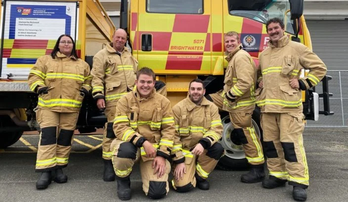 Brightwater firefighters take on Sky Tower challenge