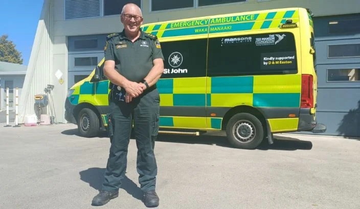 Tim Creagh ends Motueka ambulance career