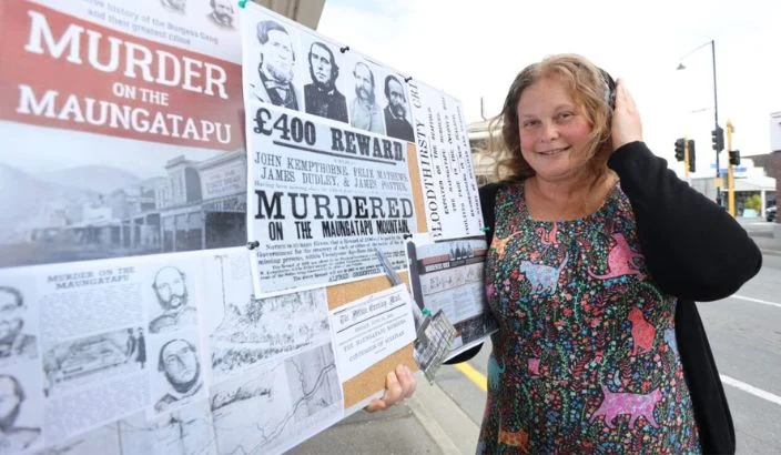 Maungatapu Murders Bridge St audio guide launched