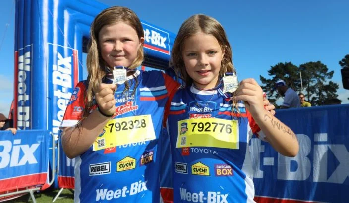 Tamariki shine at Weet-Bix Kids TRYathlon