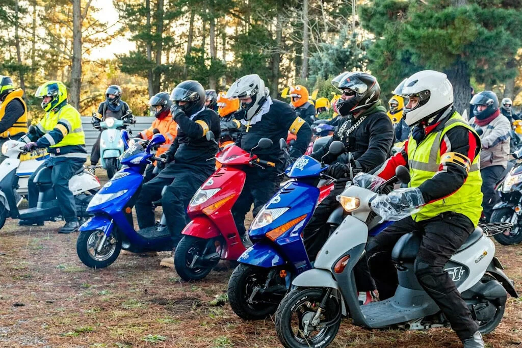 Scooting coast-to-coast for cancer