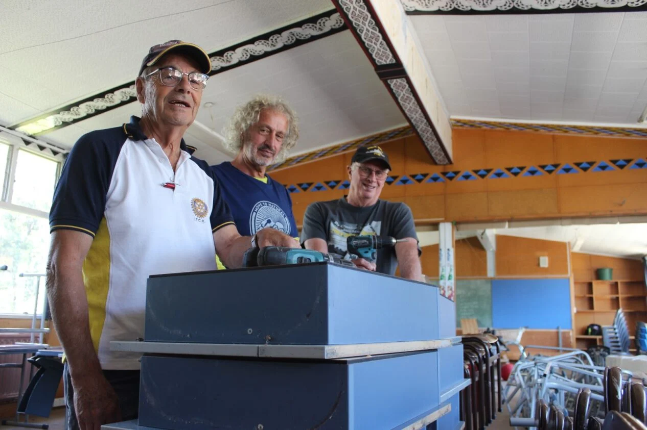 Nelson school desks repurposed for Pacific schools