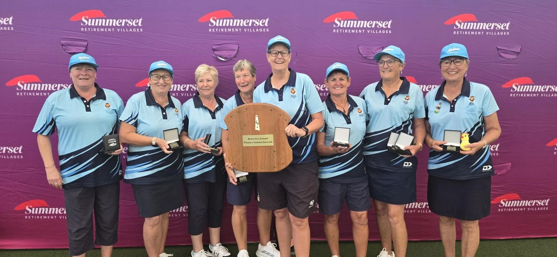 Nelson and Stoke win national bowls titles