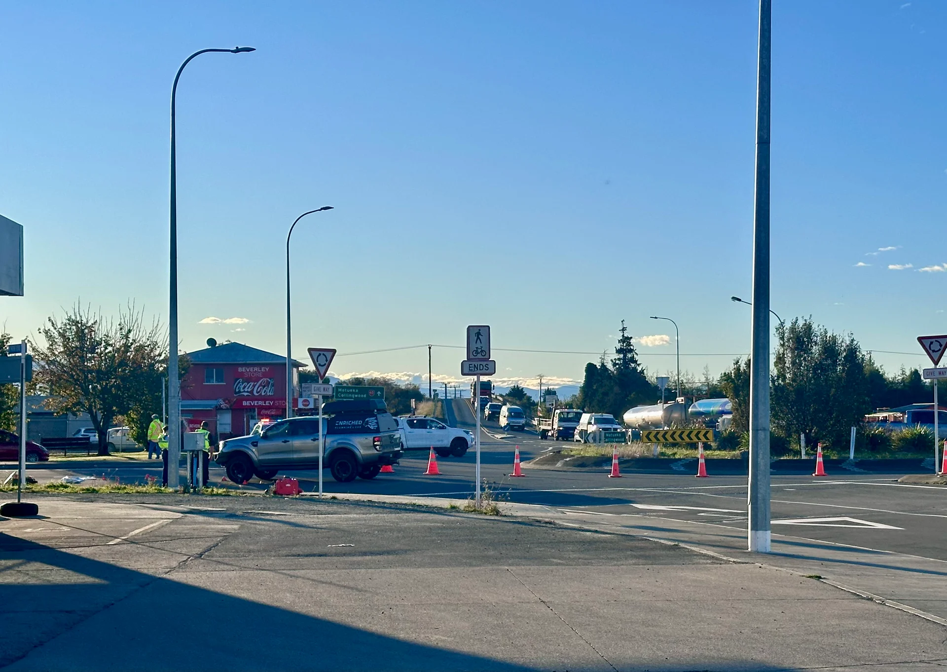 One critical in crash near Hope roundabout, heavy traffic