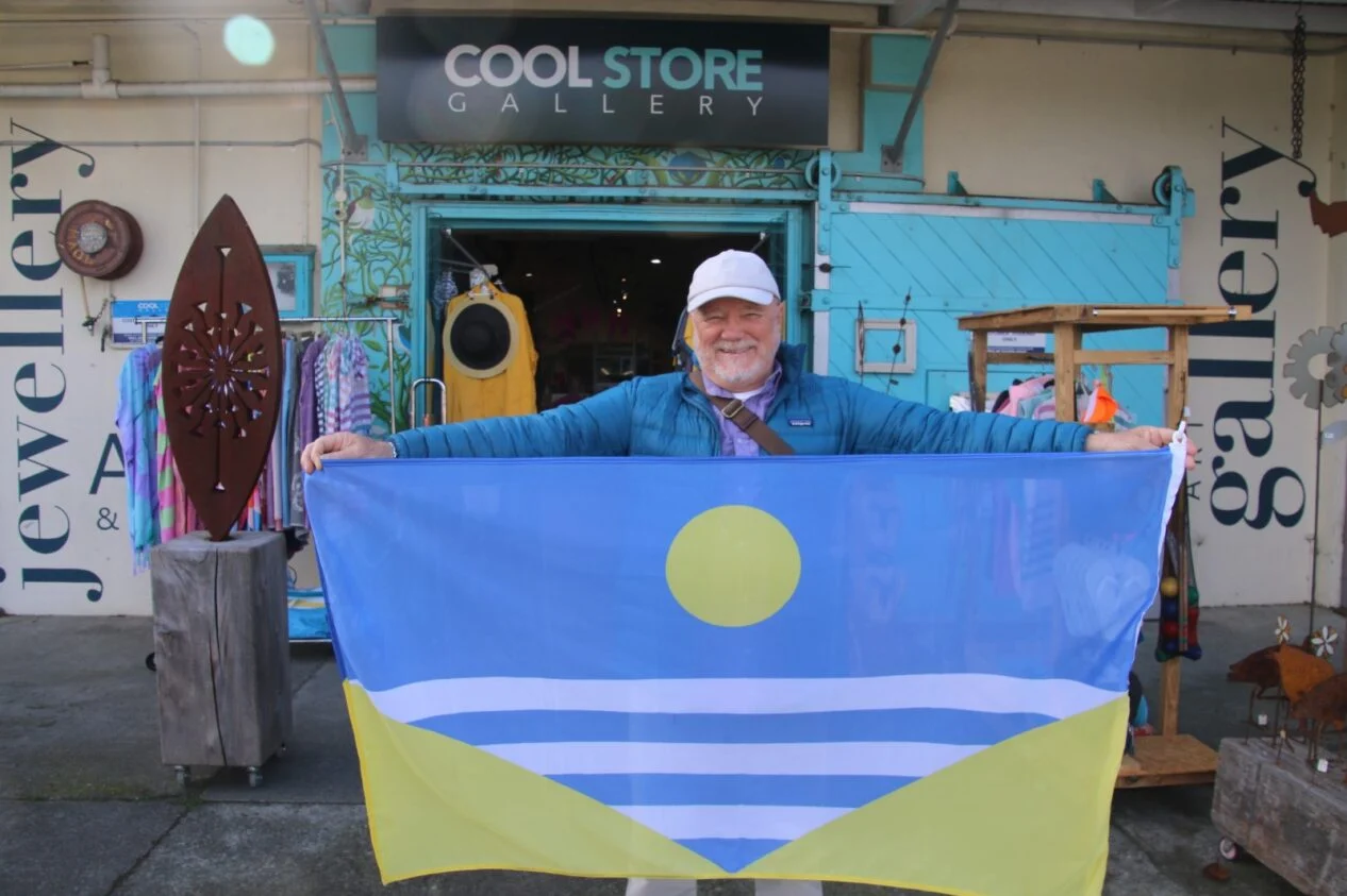 Māpua Sun Flag created by local designer