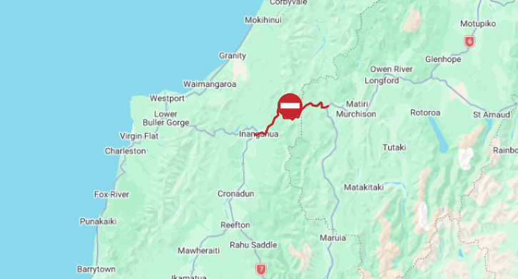 Slip closes SH6 Buller