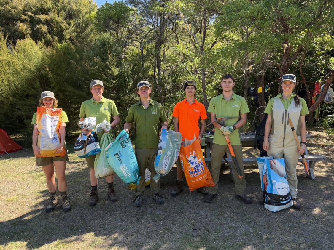 DOC cadets support Abel Tasman restoration