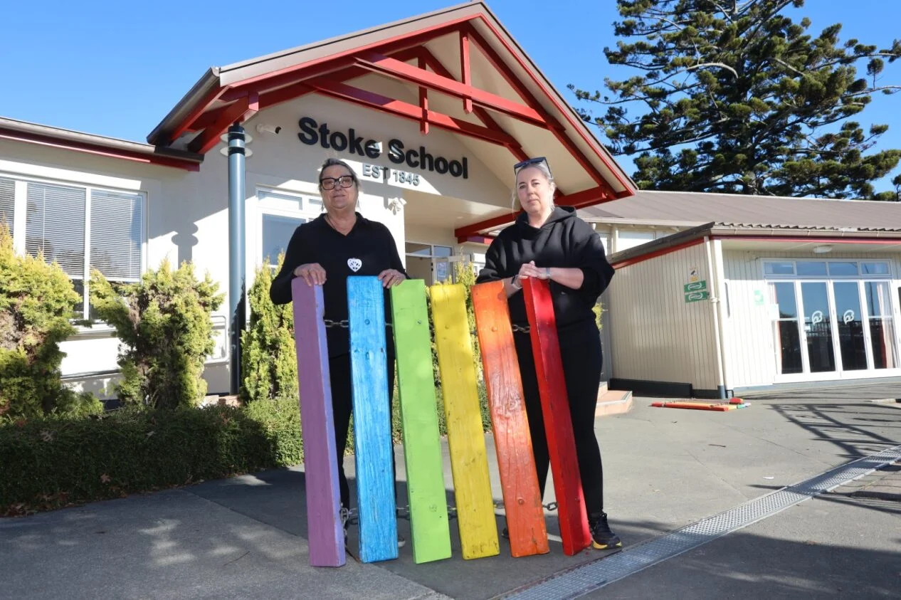 Stoke School’s stolen bridge replaced by Nelson builders