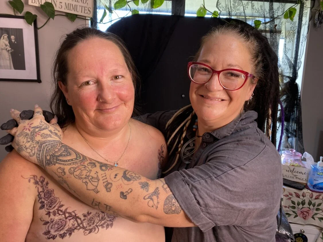Cancer survivor gives back with free tattoos