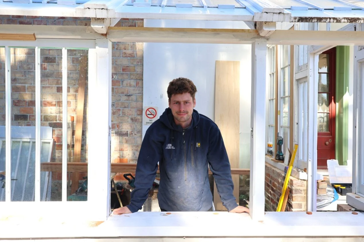 Broadgreen glasshouse restored piece by piece