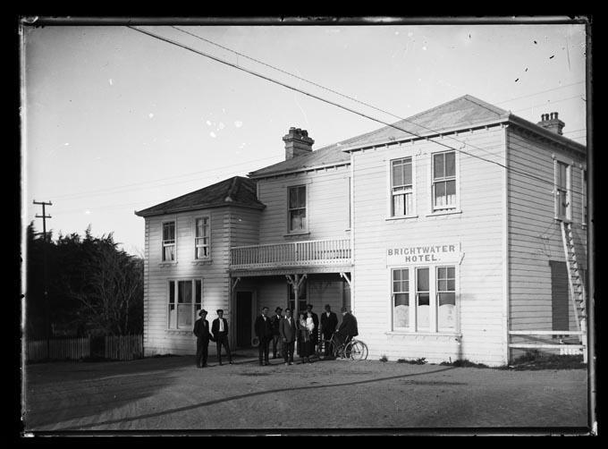 Brightwater Hotel history at key road junction
