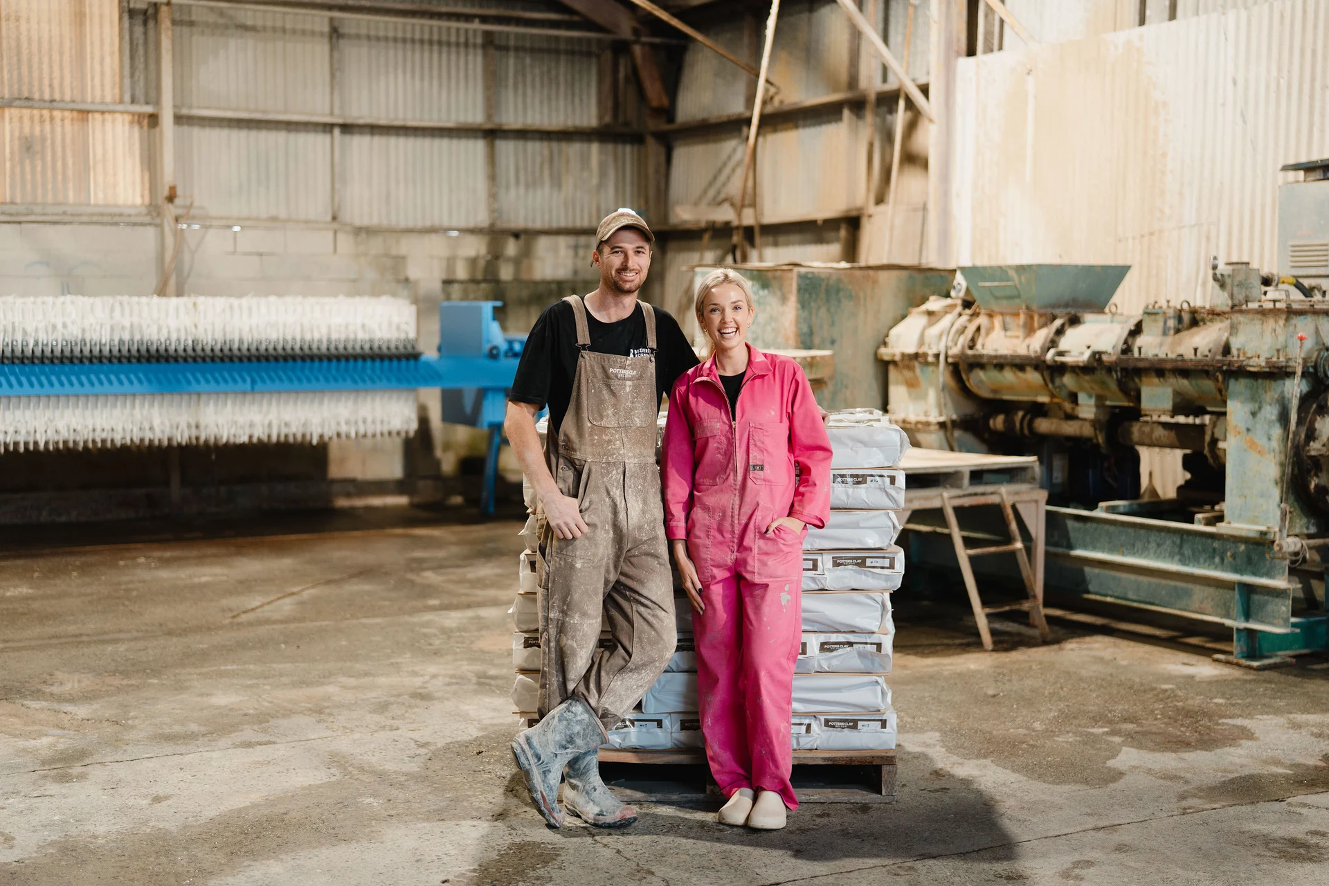 The Space: Tyler Cederman and Hayley Barnett at Potters Clay Nelson