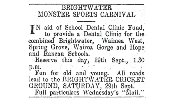 Brightwater school dental clinic history revealed