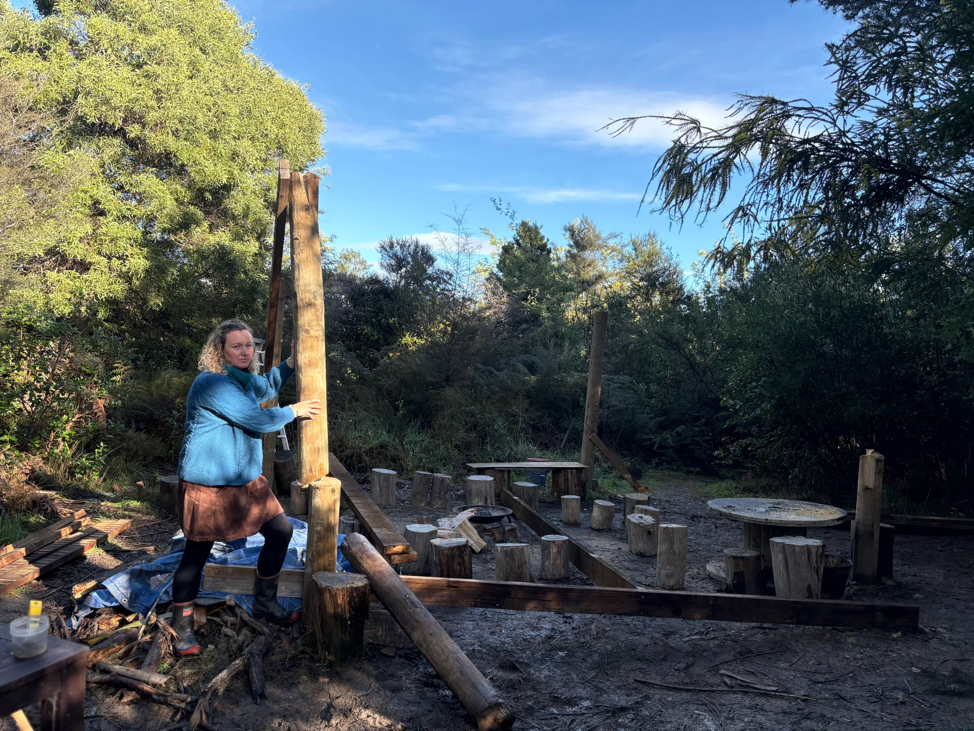 Motueka nature school shelter destroyed by chainsaw