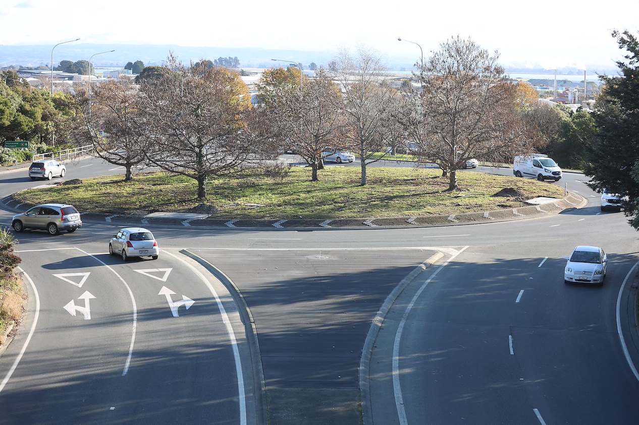 Annesbrook splitter islands get concrete upgrade