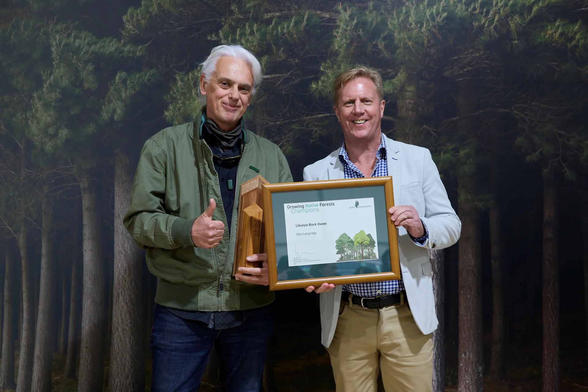 Conservation award celebrates rewilding people too