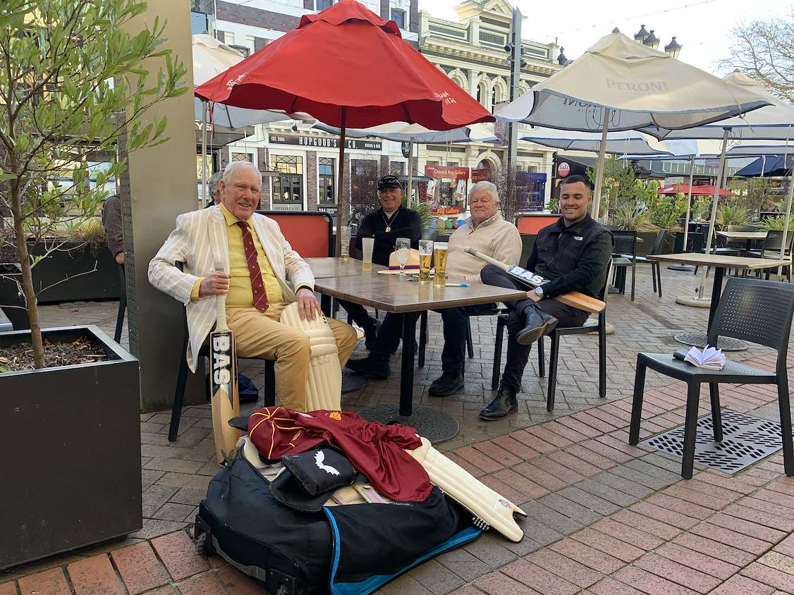 John Guy cricket gear donated to youngsters