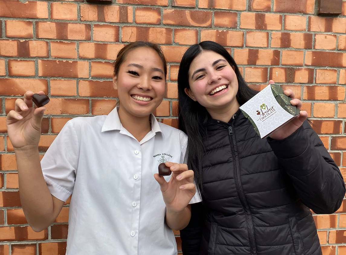 Waimea students create matcha chocolates for charity