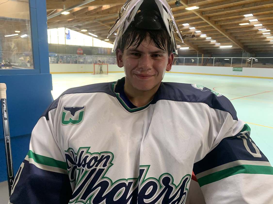 Travel pays off for young goalie