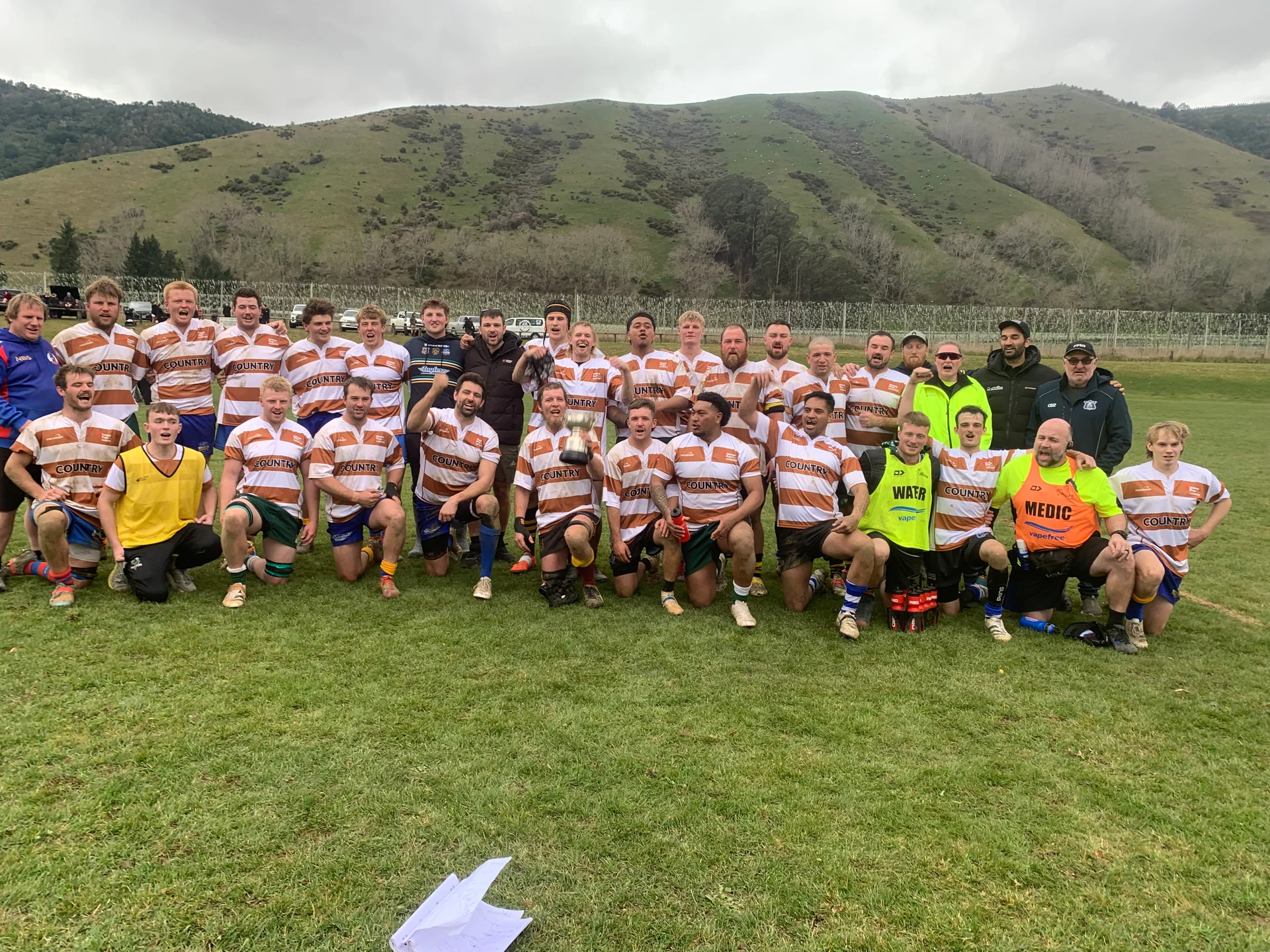 Country retain cup after Tapawera thriller