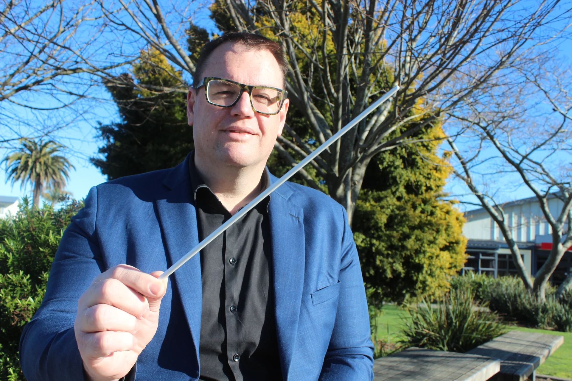 Ross Gerritsen debuts as Nelson City Brass conductor