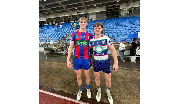 Nelson College duo meet in Jersey Flegg
