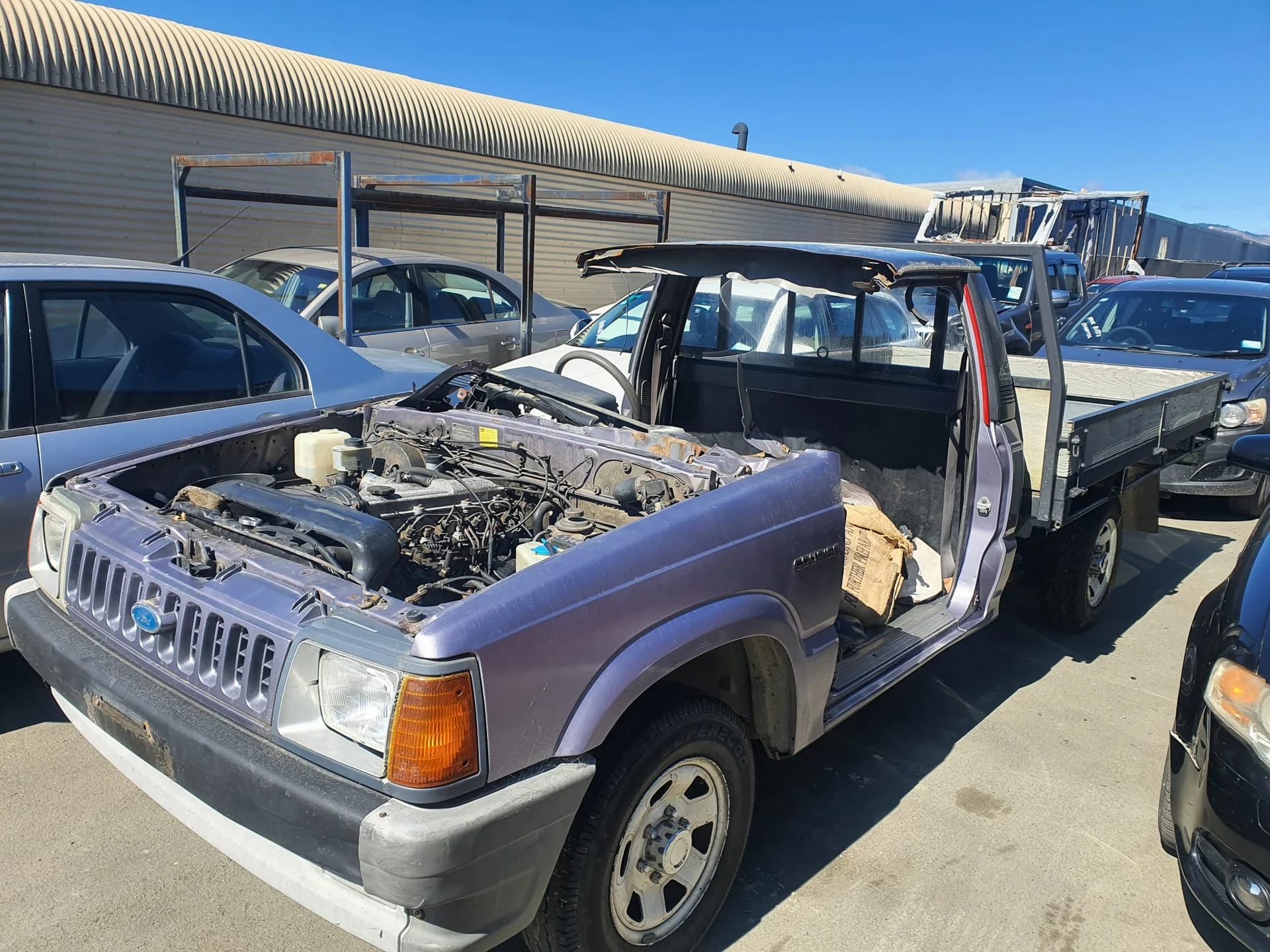 Stolen ute found stripped in Richmond Forest
