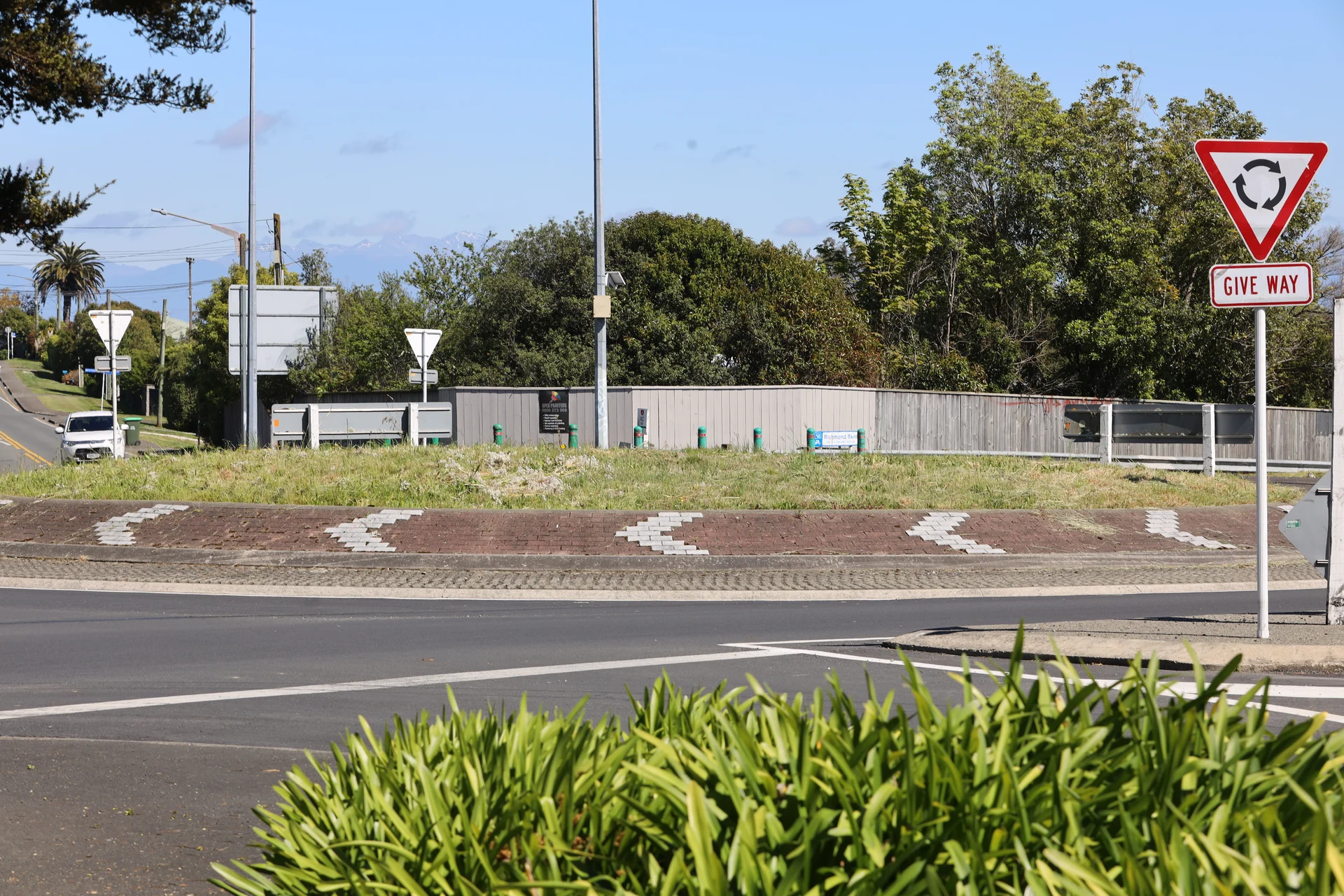 Mystery gardener clears Nelson roundabout