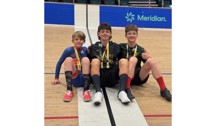 Escher stars at national school track cycling champs