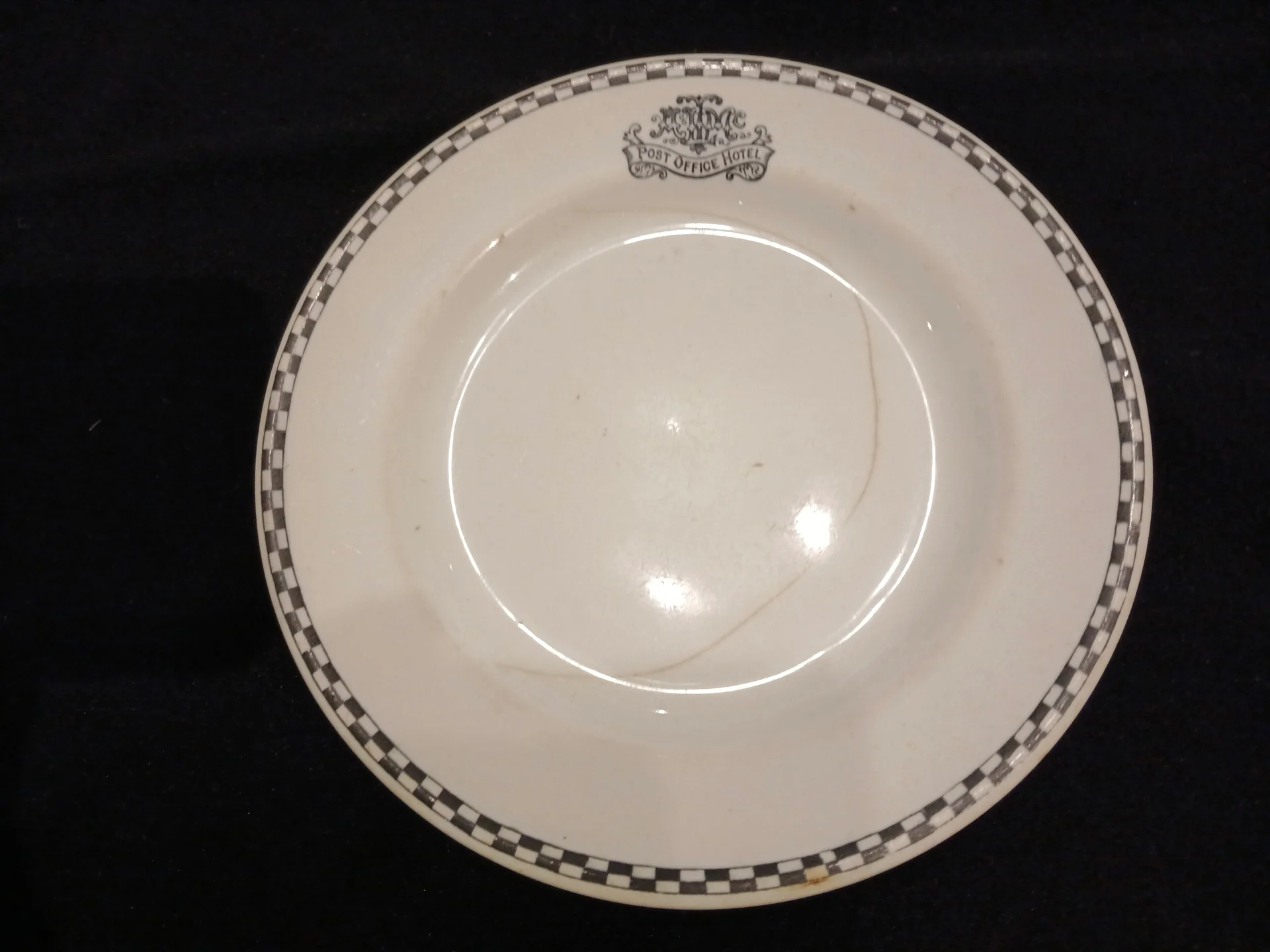 Curator’s Choice: Post Office Hotel bread-and-butter plate