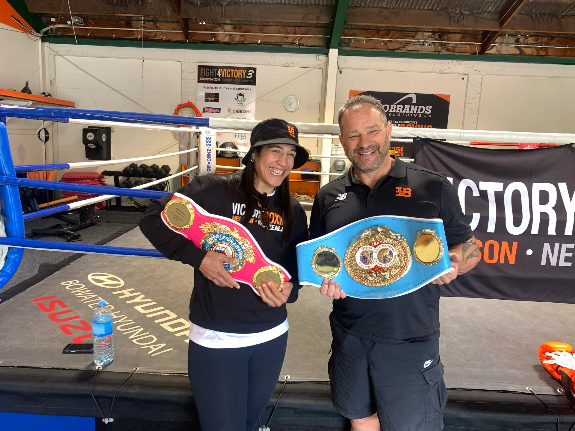 Victory throws weight behind world champion boxer