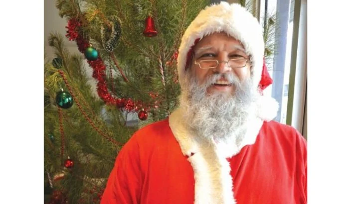 A Q&A with the man in red