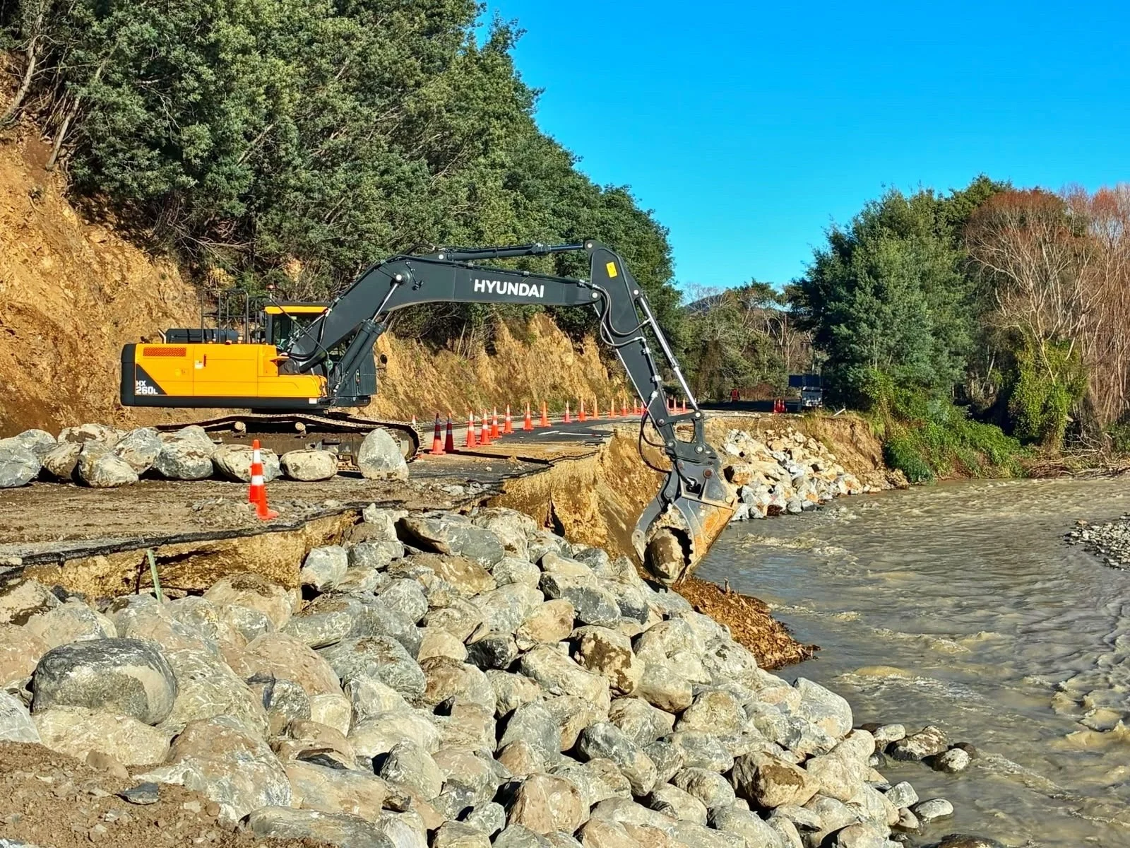 SH1 reopening work continues