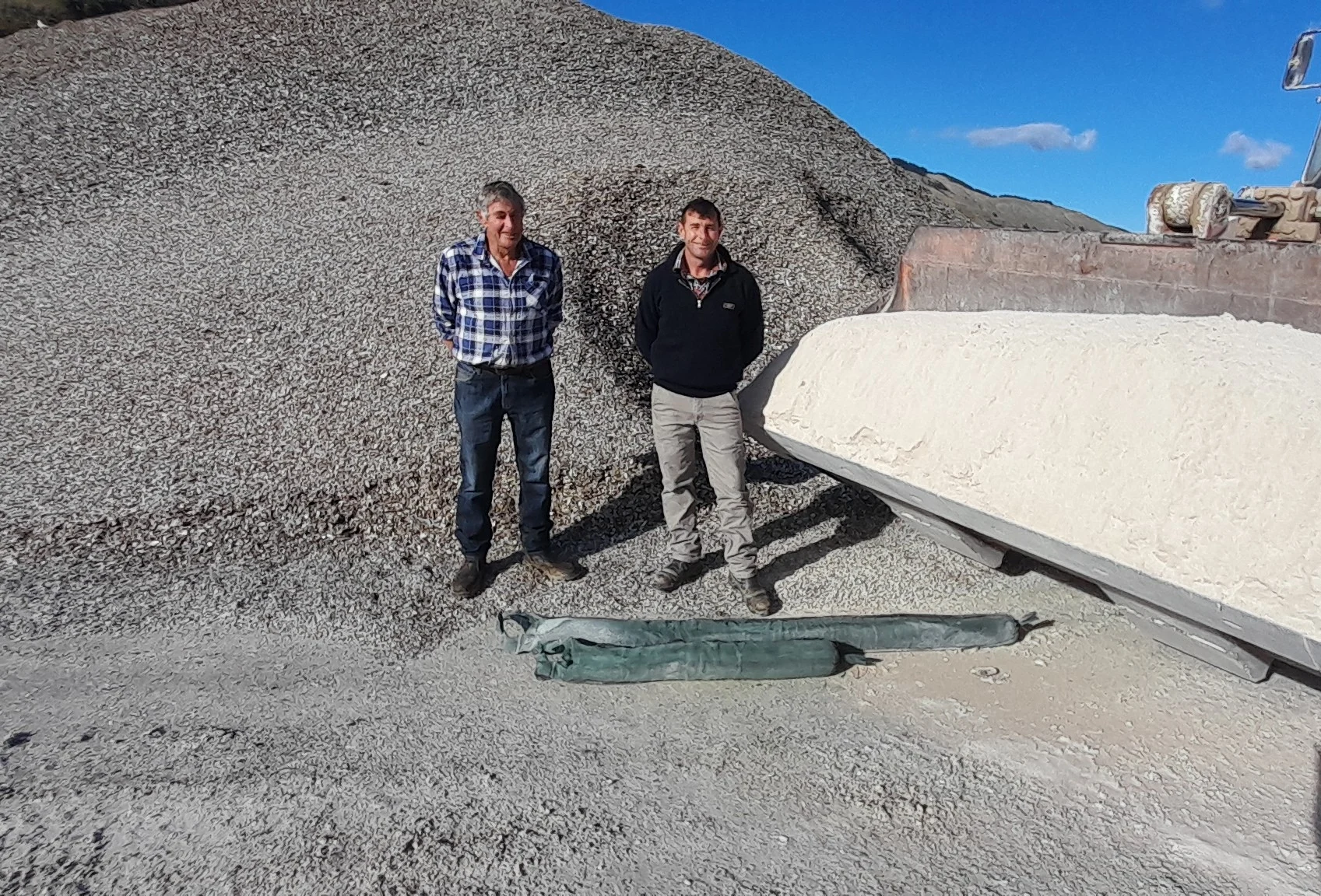 Family turns mussel waste into farming products