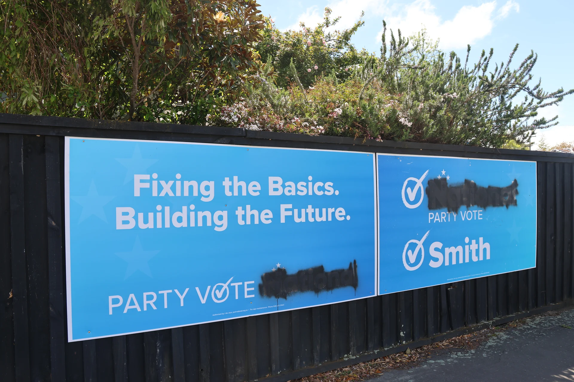 Election sign vandalism labelled ‘disrespectful to democracy’