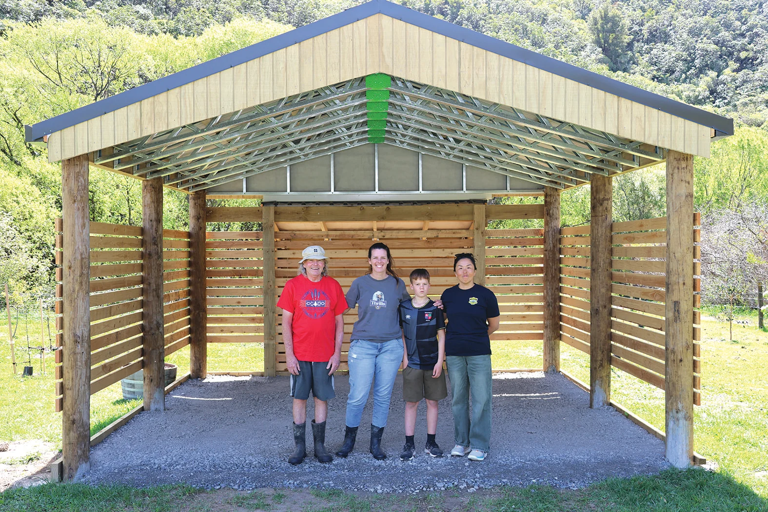 Community effort builds new education shelter in Picton