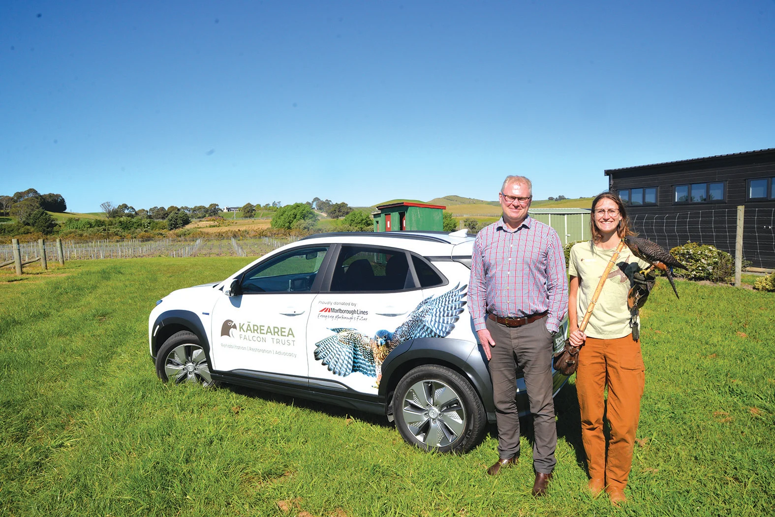 Kārearea Falcon Trust gets new wheels for conservation
