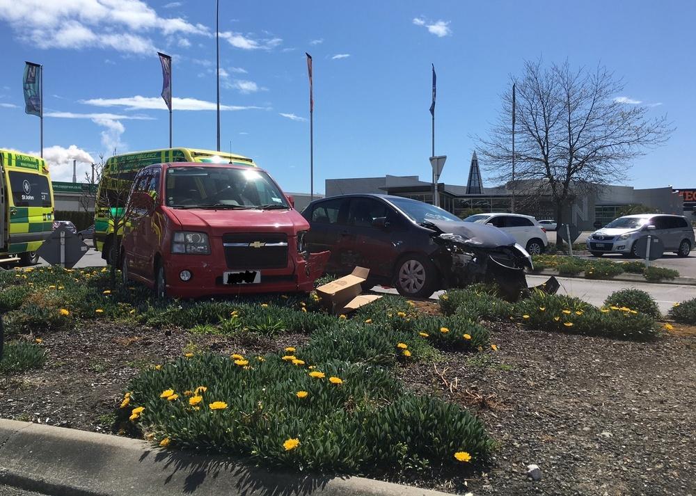 Stoke crash injures two