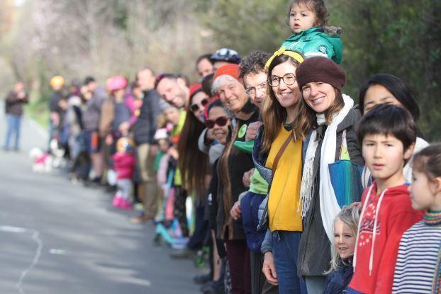 Community protests new road that will 'destroy' them