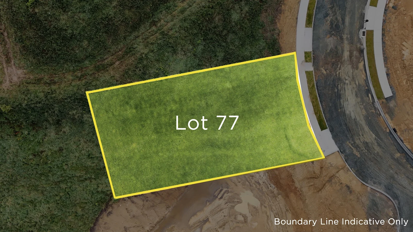 North - East aspect with reserve views