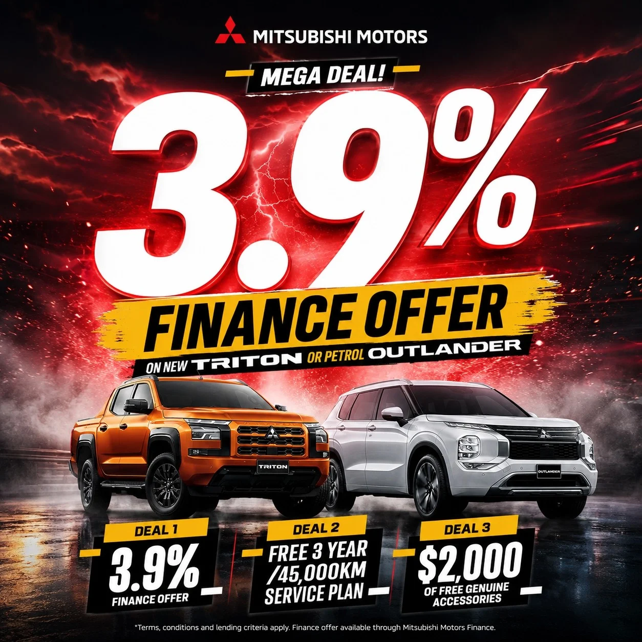 2026 Mitsubishi Triton GLXR 4x4 - NEW MODEL IN STOCK! - Thumbnail 3