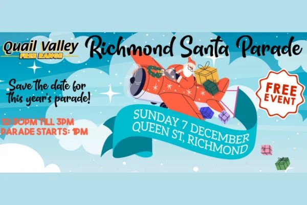 Quail Valley Free Range Richmond Santa Parade