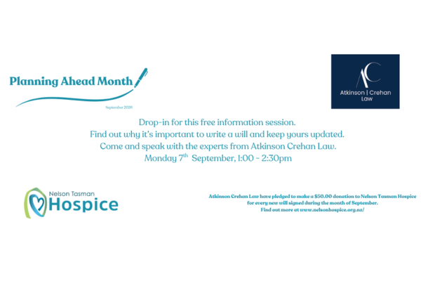 Atkinson Crehan Law - Ask a Lawyer at Hospice - Free Drop In