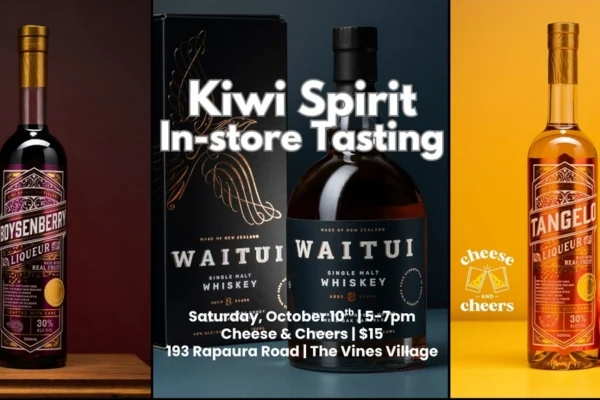 Kiwi Spirit Distillery In-Store Tasting