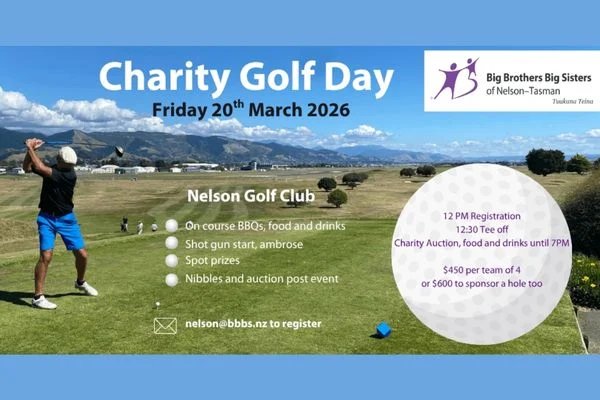 Big Brothers Big Sisters Nelson Tasman Charity Golf Day