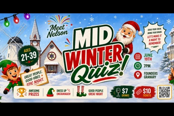 Meet Nelson Mid Winter Quiz ages 21-39