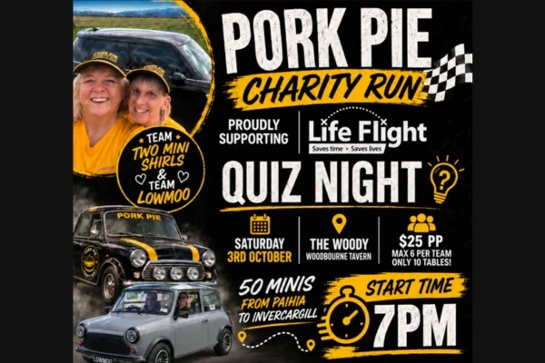 Pork Pie Charity Run - Life Flight Trust Quiz Night