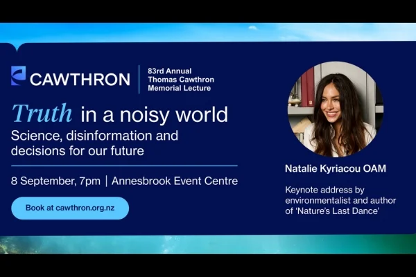 Cawthron Annual Lecture – Truth in a Noisy World - Image 1 of 3