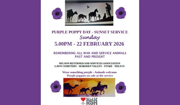 Purple Poppy Day - Sunset Service